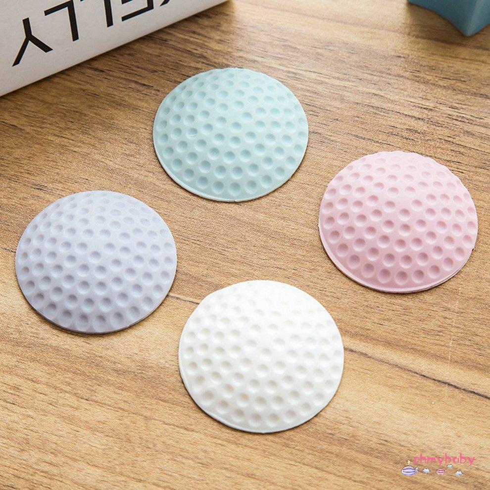 [Sẵn sàng] Bảo Vệ Tường Dày Câm Cửa Gậy Golf Tạo Kiểu Cao Su Fender Tay Cầm Khóa Miếng Dán Nhà Giảm Tiếng Ồn [P/16]