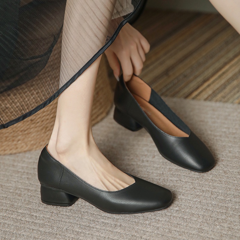 Giày Cao Gót 1 Ngày Thoải Mái Phong Cách Hàn Quốc Cho Nữ