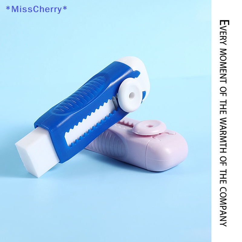 1 Bộ Gôm Tẩy Bút Chì Màu Bằng Nhựa Có Thể Thu Gọn Tiện Dụng Mới