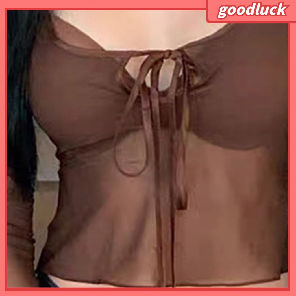 Set 2 Món Áo Ngực Cổ Chữ V + Quần Lót Lưới Thoáng Khí Màu Sắc Trơn Dành Cho Nữ