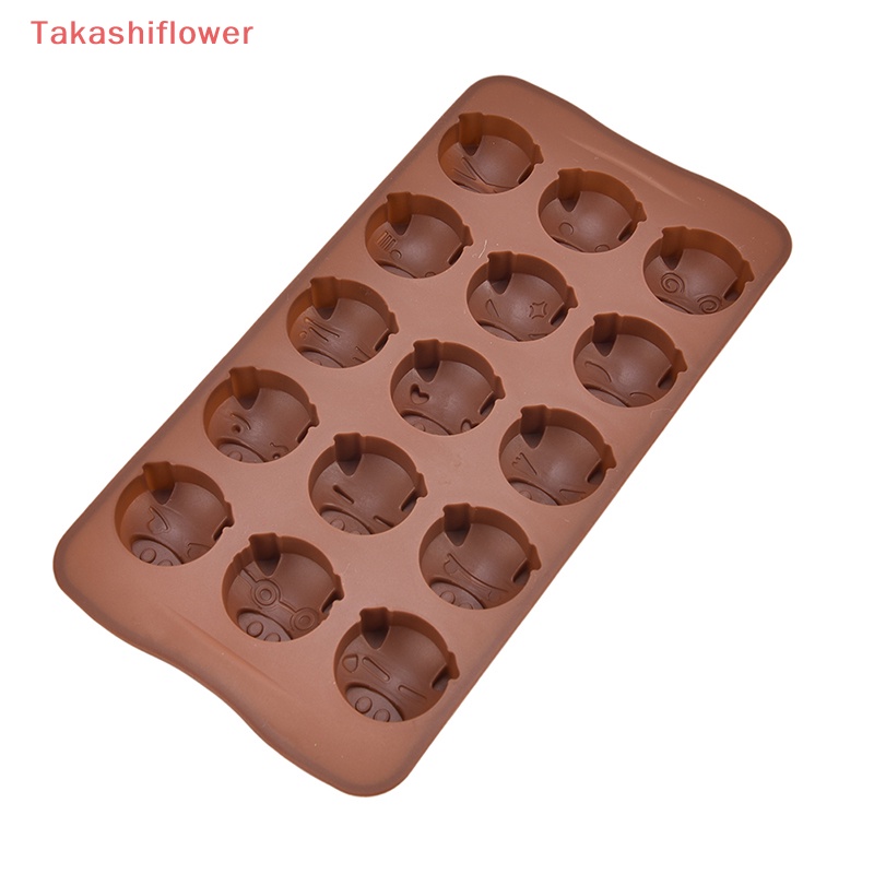 Khuôn Làm Bánh / Sô Cô La / Kẹo Ngọt Bằng Chất Liệu Silicone Hình Chú Heo Dễ Thương Xinh Xắn