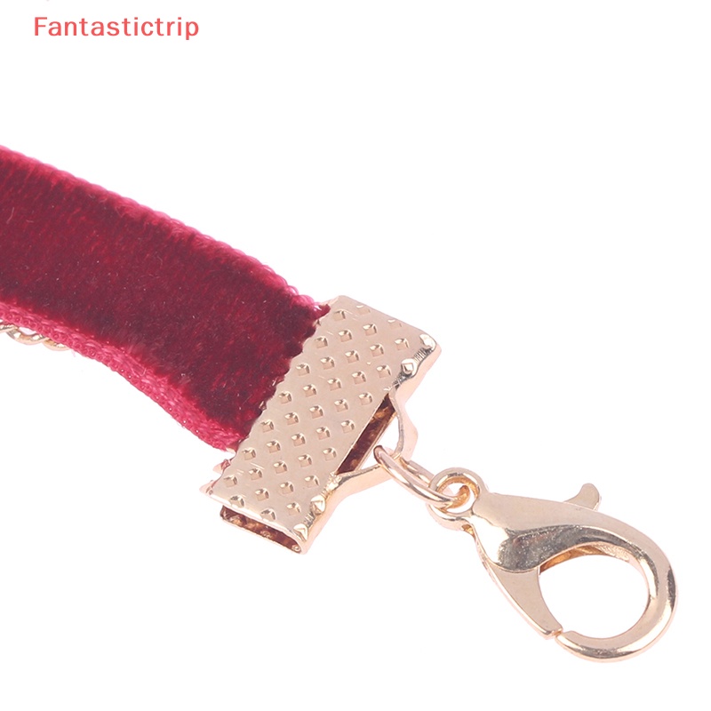 [Fantastictrip] Vòng Đeo Chân Ren Hình Trái Tim Dễ Thương Quyến Rũ Màu Trắng Đào Mới