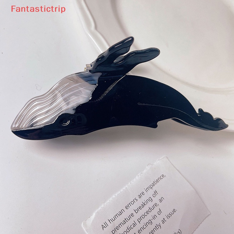 Kẹp Tóc Hình Cá Voi Xanh Thời Trang Cho Nữ