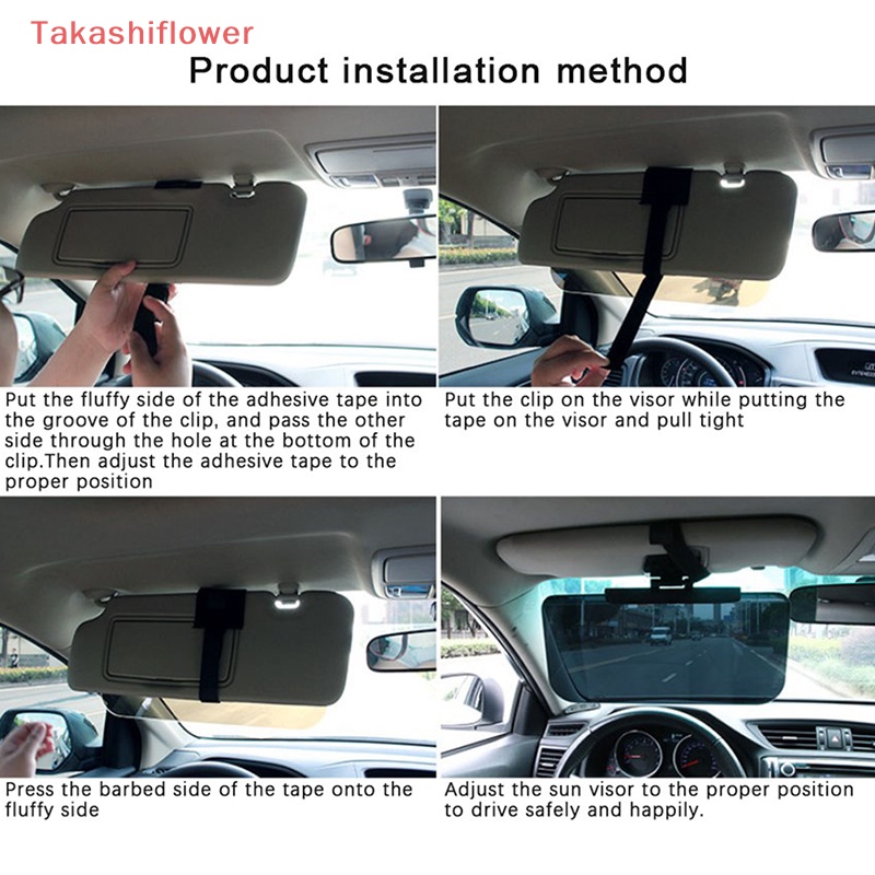 Tấm Che Nắng Phân Cực Chống Tia UV Có Thể Điều Chỉnh Tiện Dụng Cho Xe Hơi