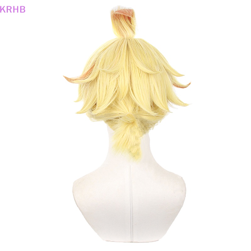 Tóc Giả Chịu Nhiệt Hóa Trang Mika KRHB Genshin Va Chạm Mới