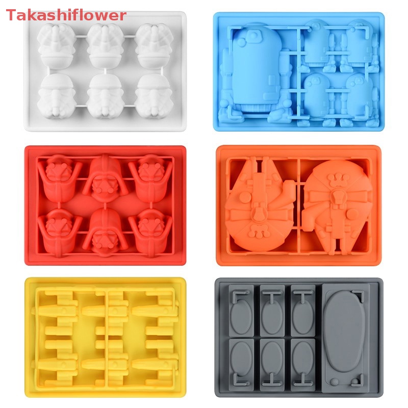 Khuôn Silicon Làm Bánh / Sô Cô La / Xà Phòng / Đá Viên Hình Hoạt Hình 3D