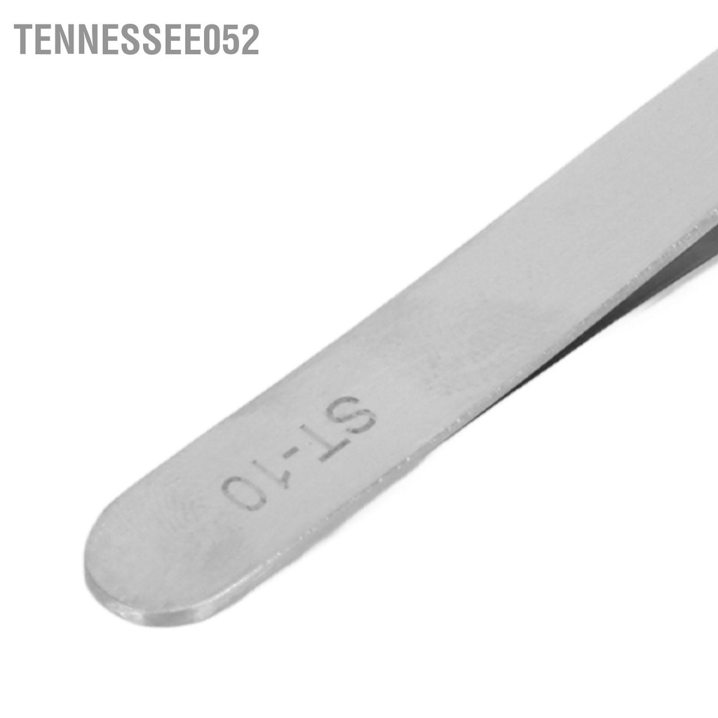 Tennessee052 Nhíp sửa chữa đồng hồ bằng thép không gỉ trang sức chính xác đầu nhọn cho linh kiện điện tử ST10