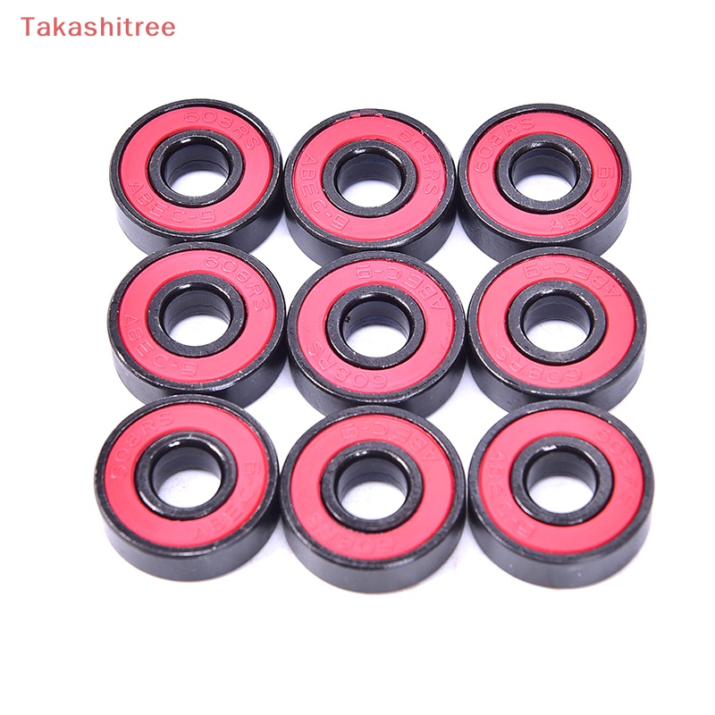 Set 10 Ổ Bi Bằng Thép 608 2RS 608RS 608-2RS Chuyên Dụng