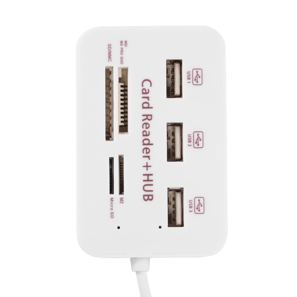Usb 3.0 Hub 3 Ports Multiport Multifunctional Tf Card Reader Splitter Adapter Computer Pc Laptop Accessories [Q/6]