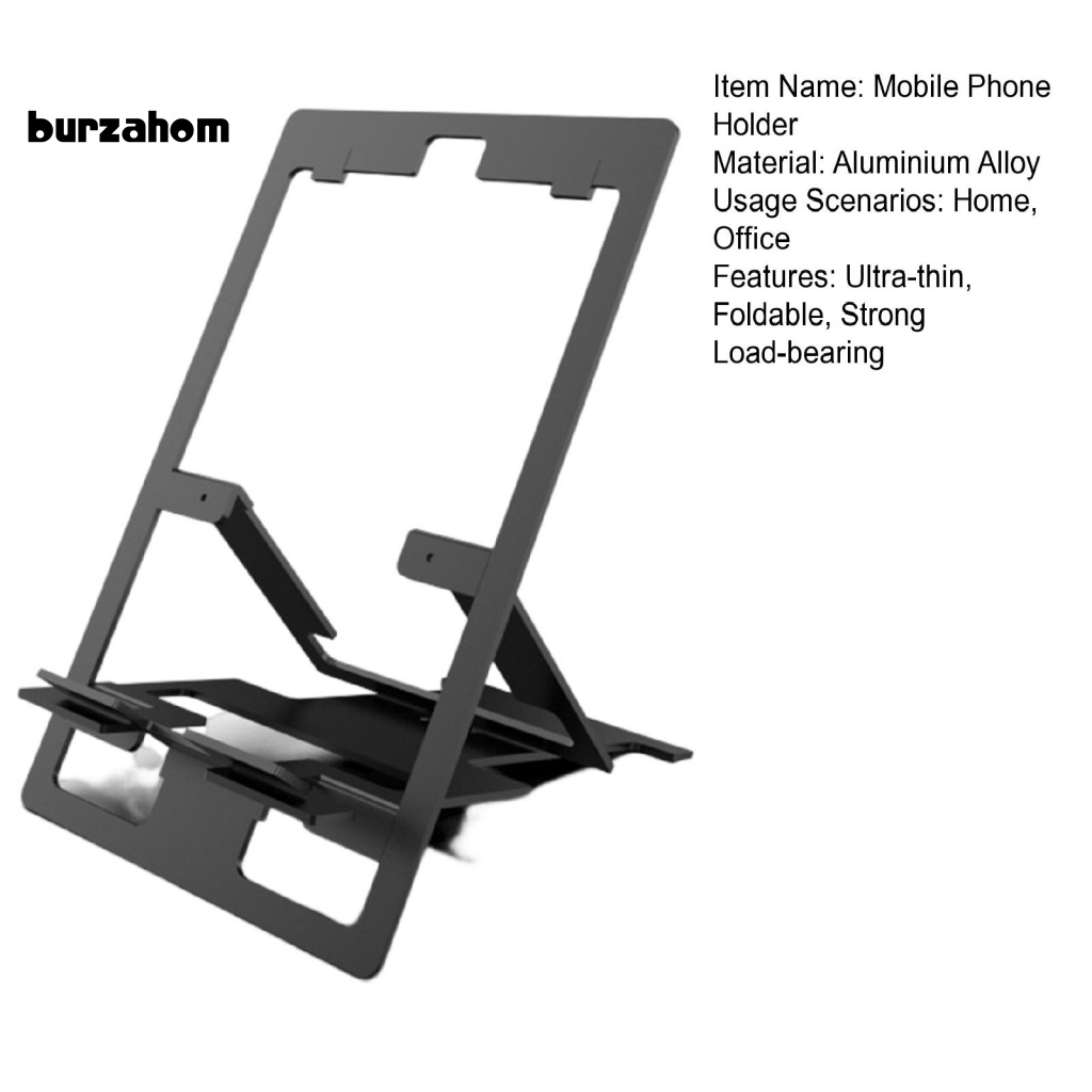 Giá Đỡ Điện Thoại / Máy Tính Bảng Bằng Hợp Kim Nhôm Siêu Mỏng Chống Rơi Tiết Kiệm Không Gian