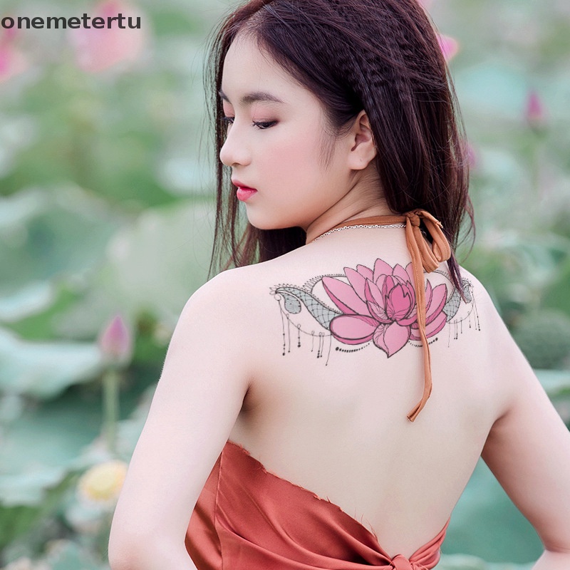 Hình Xăm Dán Trang Trí Cơ Thể Tạm Thời onemetertu Màu Đen Chống Thấm Nước