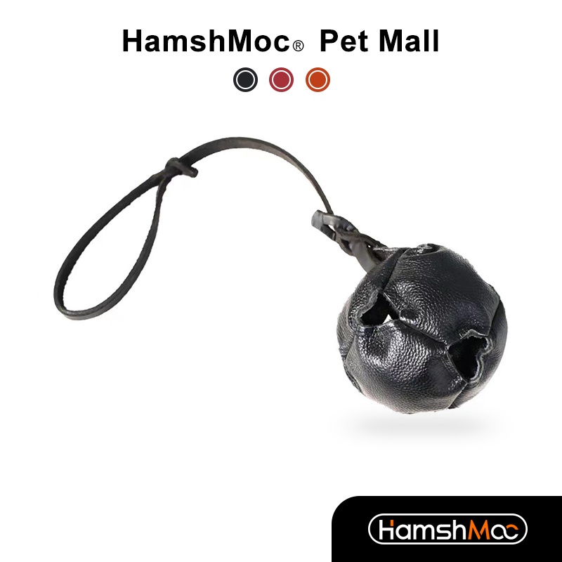 HamshMoc Đồ Chơi Bóng Cắn Tay Cầm Dài Chuyên Dụng Cho Huấn Luyện Thú Cưng Cỡ Vừa Và Lớn