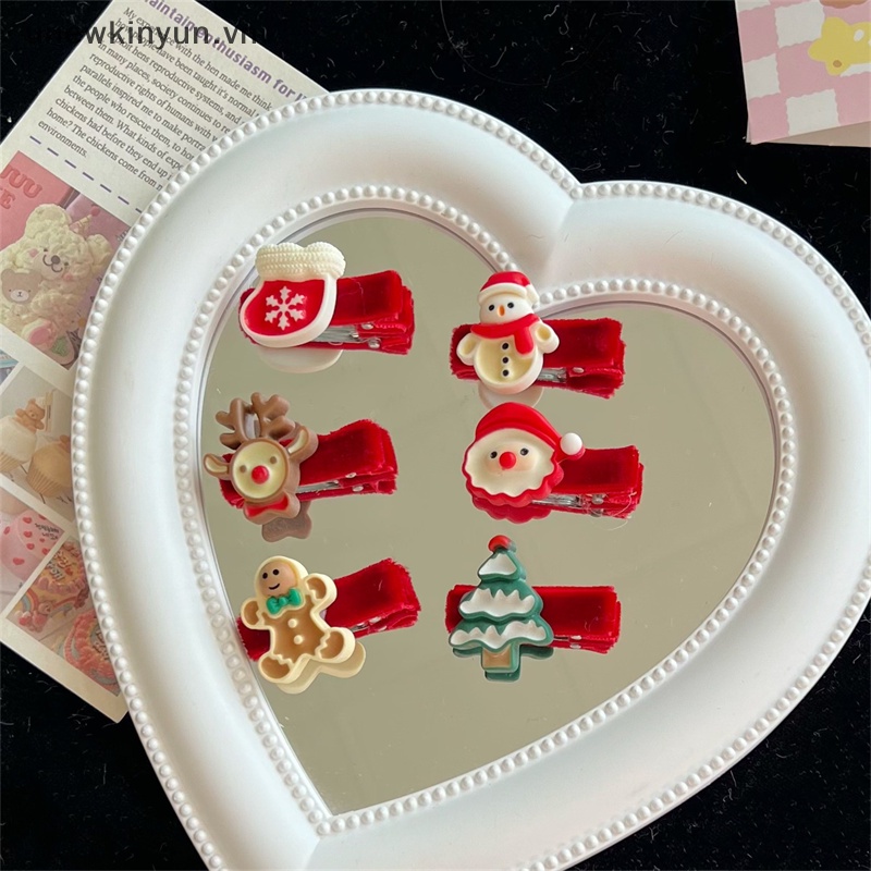 Kẹp Tóc Phong Cách Giáng Sinh Dễ Thương Thời Trang Cho Nữ