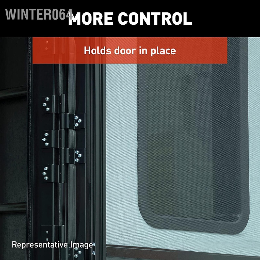 Winter064 2 Chiếc RV Mục Từ Ma Sát Cửa Bản Lề Kim Loại Hoạt Động Êm Cao Cấp Màu Đen Dễ Dàng Lắp Đặt Cho Bánh Xe 5th Kéo Motorhome