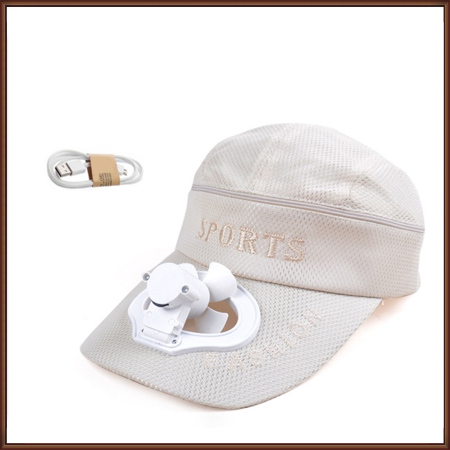 Quạt USB Có Thể Tháo Rời Kèm Mũ Chống Nắng Tiện Dụng