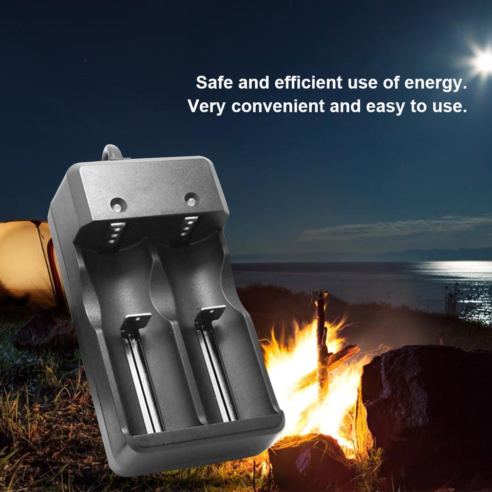 18650 26650 Lithium Battery Charger Self-Stop Dual-Charged Super Durable [Q/15]