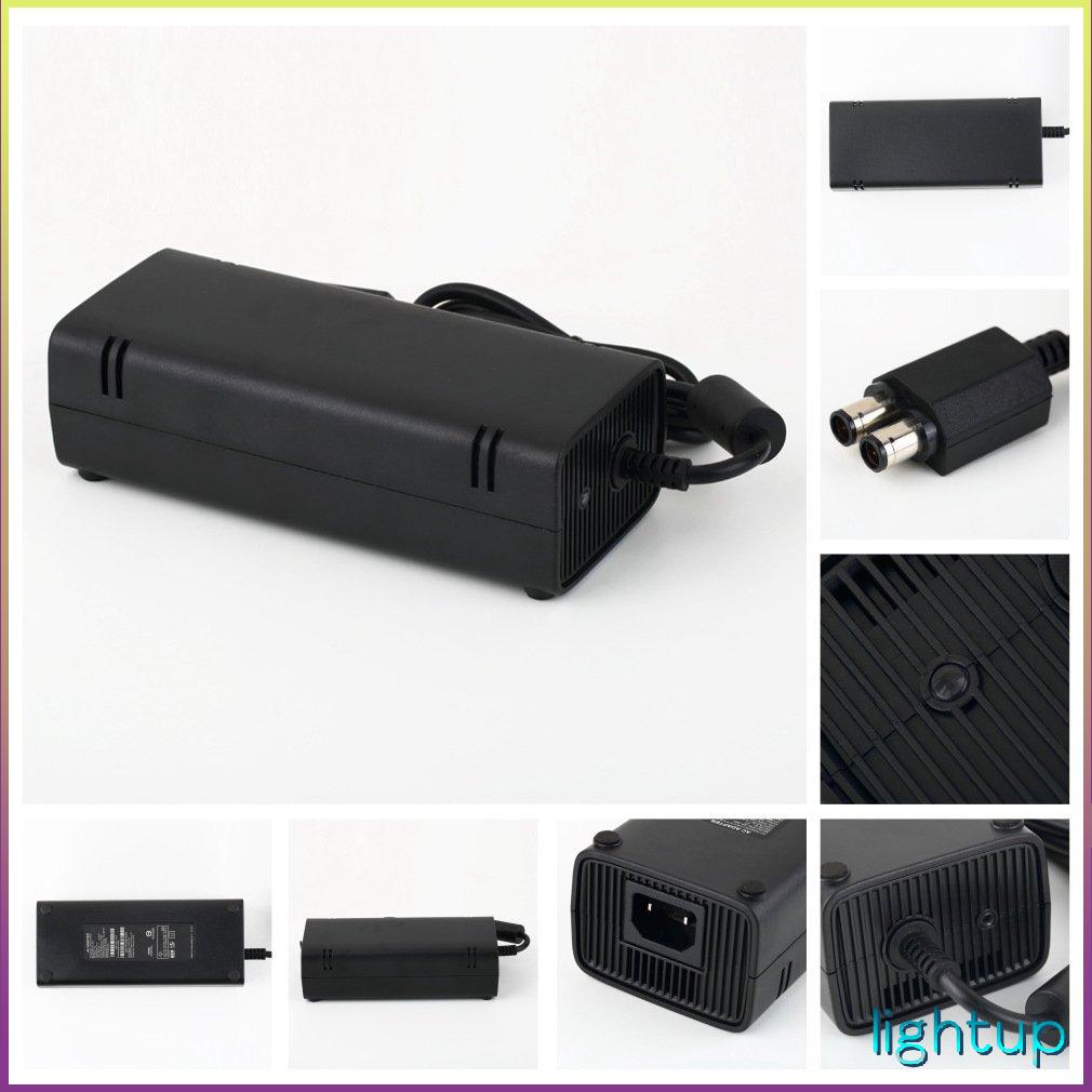 Đen 135W 12V AC Adapter Dây Cấp Nguồn Sạc Cáp Microsoft Dành Cho Xbox 360 Slim