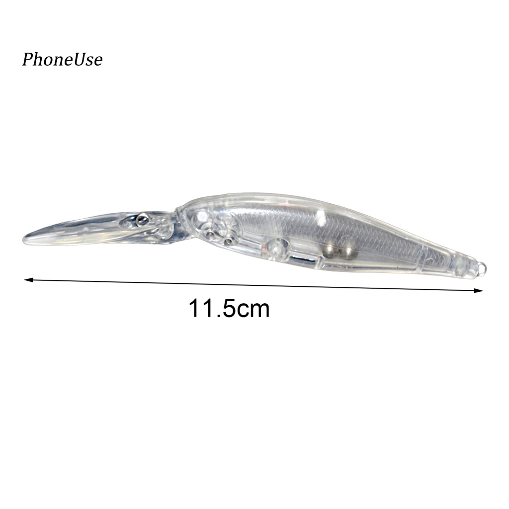 Mồi Câu Cá Giả Lưỡi Dài 11.5cm / 8.5g Bằng PU