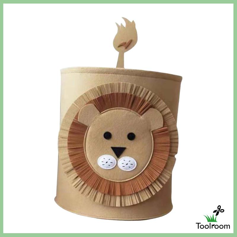 Giỏ Đựng Đồ Giặt / Đồ Chơi Bằng Vải Nỉ Chống Nước Sắp Xếp Gọn Gàng Cho Bé