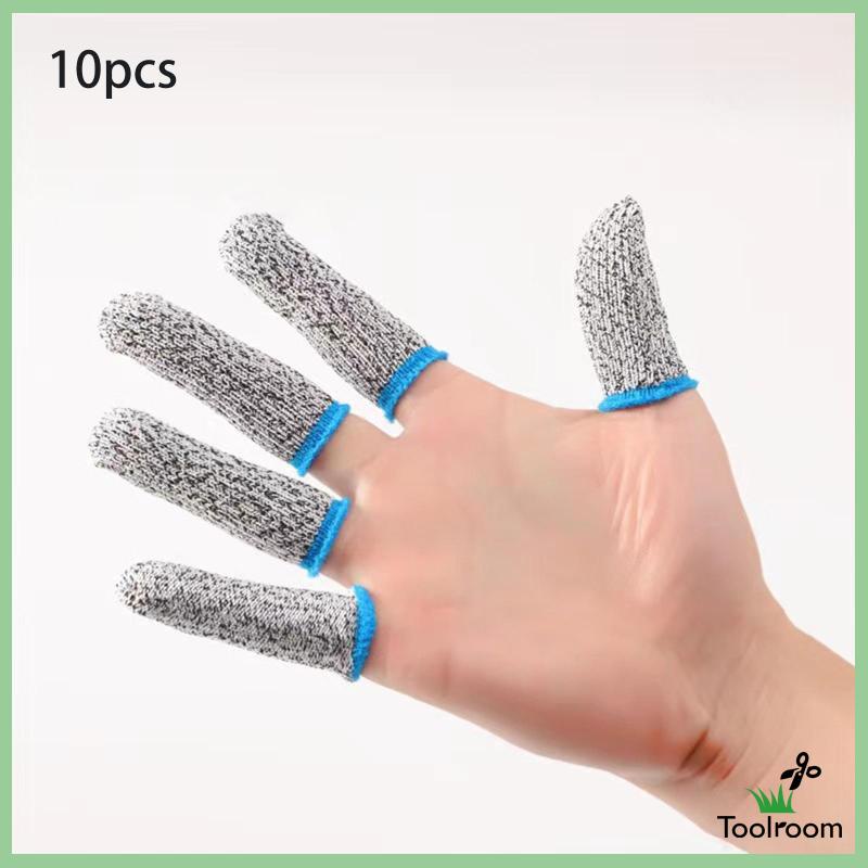 Set 10 Bao Bọc Ngón Tay Chống Trượt Chuyên Dụng Cho Thợ Làm Việc