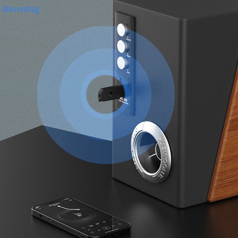 Usb Bluetooth 5.3 Truyền Tín Hiệu 2 Trong 1 Giắc Cắm 3.5mm Cho Xe Hơi / Máy Tính / TV