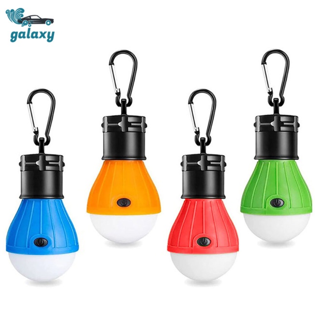 Galaxy Set 4 Đèn Cắm Trại 3 Bóng Led Có Móc Treo Tiện Dụng