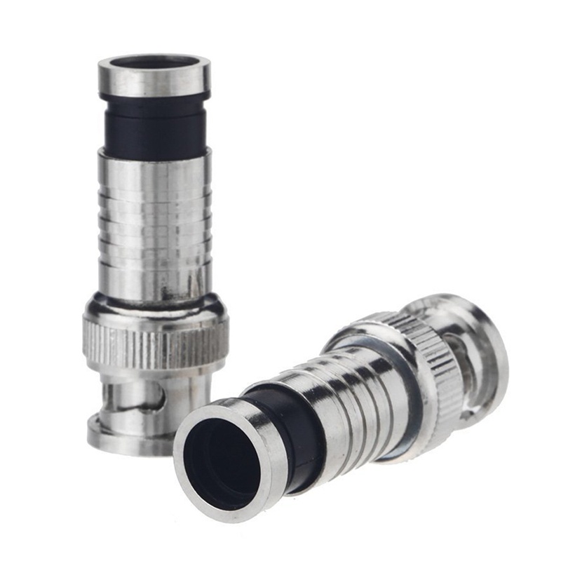 10 chiếc Đầu nối nén BNC cho Camera quan sát cáp Coax RG59
