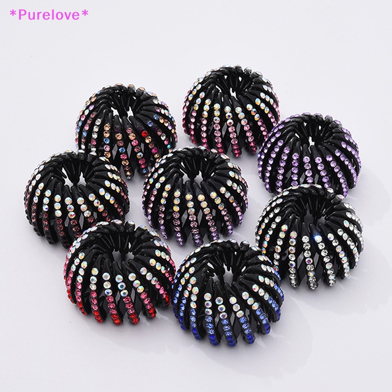 Kẹp Tóc Đính Đá Pha Lê Thời Trang Dành Cho Nữ Mới