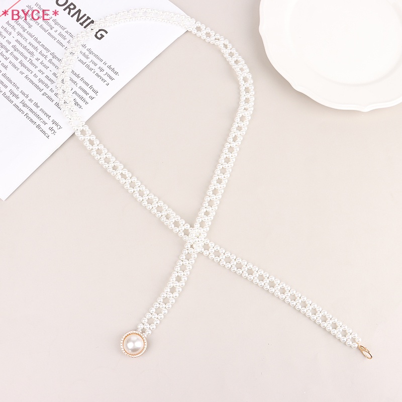 Thắt Lưng Chuỗi Ngọc Trai Thanh Lịch Cho Nữ Mới