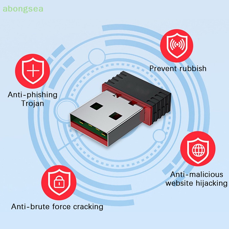 Usb Thu Sóng WiFi 150Mbps Gắn Thẻ Mạng Máy Tính