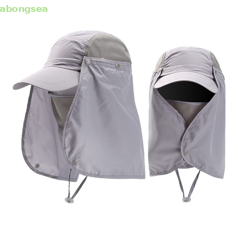 Mũ Đội Chống Nắng Vành Che Tai Chống Tia UV Khi Đi Câu Cá / Leo Núi Ngoài Trời Dành Cho Nam Và Nữ