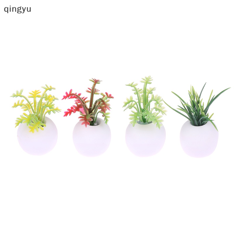 1 Mô Hình Chậu Cây Mini Tỉ Lệ 1: 12 Dùng Để Trang Trí Nhà Búp Bê