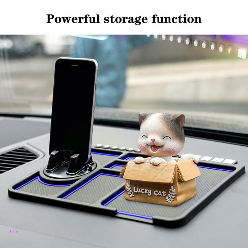 Aoto Miếng Dán Chống Trượt Ma Thuật Cho Bảng Điều Khiển Xe Hơi / Kính Mát / Điện Thoại Thông