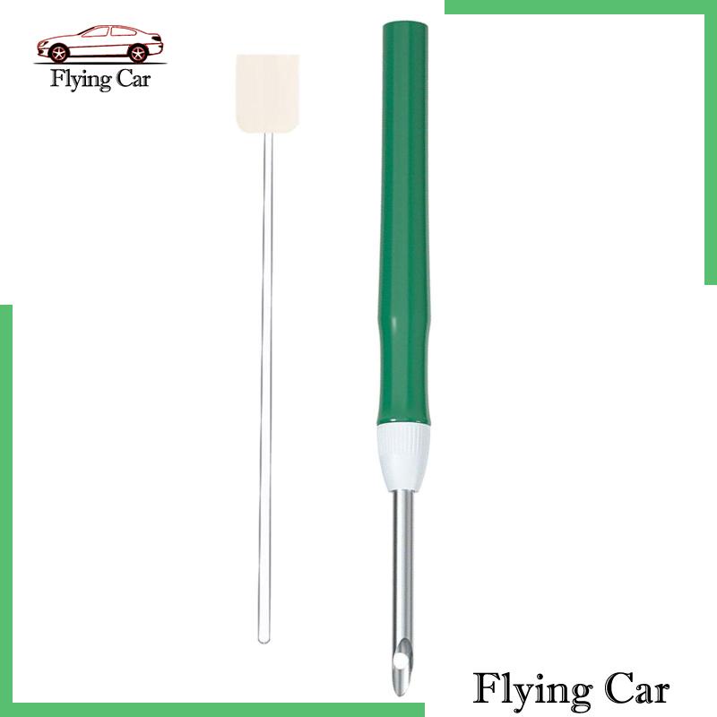 [Lzdjfmy2] Dụng Cụ Xỏ Chỉ Bằng Vải Nỉ Có Tay Cầm Cho Người Mới Bắt Đầu Tự