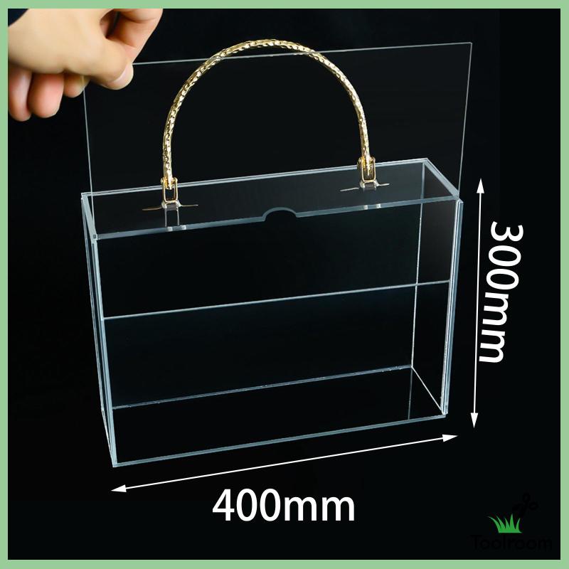 Hộp Đựng Hoa Bằng Acrylic Trong Suốt Kích Thước Lớn