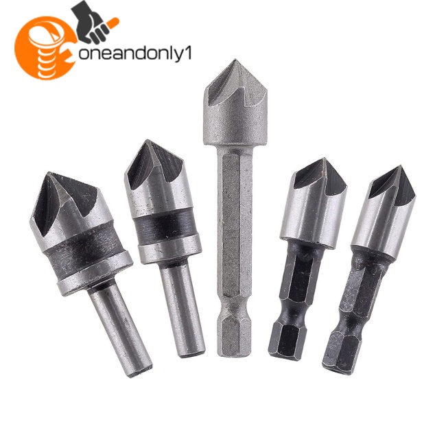 Bộ 5 Mũi Khoan Lỗ Chéo Bằng Thép Tốc Độ Cao Chuyên Dụng