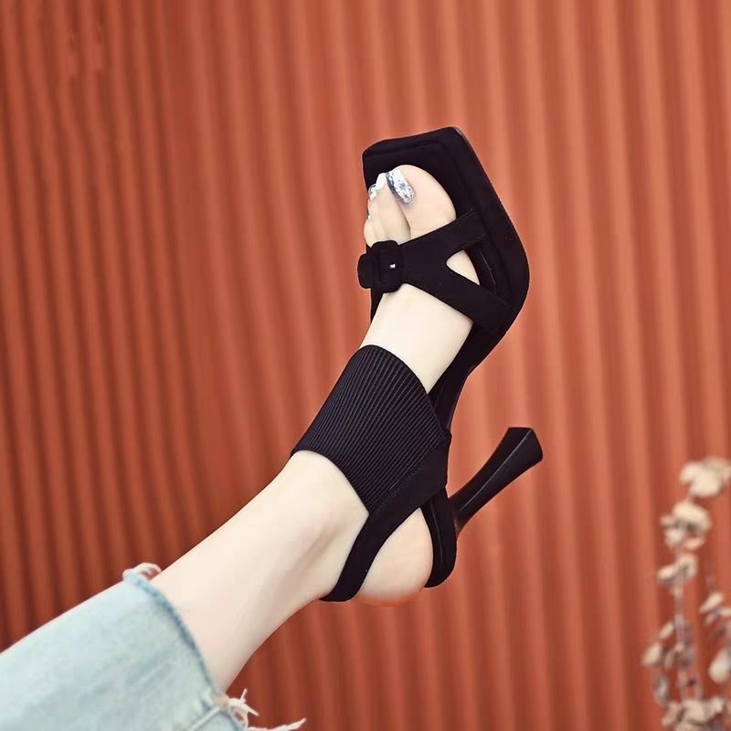Sandal Cao Gót Phong Cách Âu Mỹ Chống Nước Thời Trang Mùa Hè 2023 Mới Cho Nữ