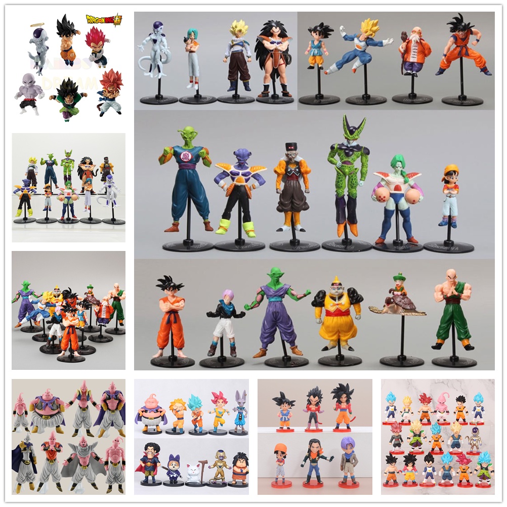 Mô Hình Nhân Vật Broli goku Vegeta Friza Jiren Gohan Trong Phim Bảy Viên Ngọc Rồng
