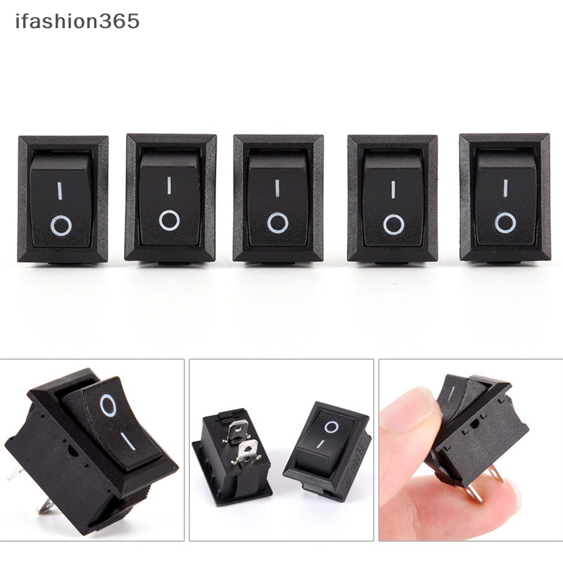 Set 10 Công Tắc Bật / Tắt Đèn Hình Tròn 2 Pin 12V Chuyên Dụng Cho Tàu Thuyền / Xe Hơi ifashion365