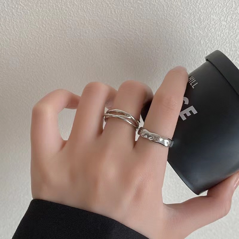 Bộ 2 Nhẫn Hợp Thời Trang Cho Nữ
