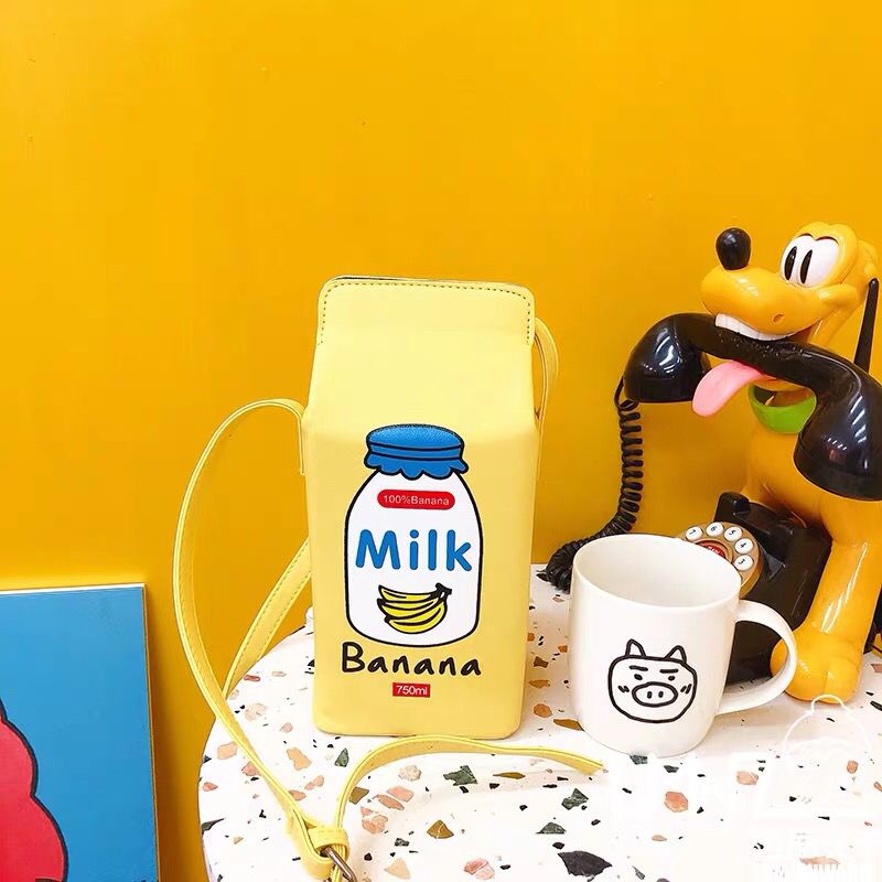 Túi Đeo Chéo Đựng Điện Thoại Thiết Kế Hình Hoạt Hình Dễ Thương Phong Cách Hàn Quốc Dành Cho Nữ