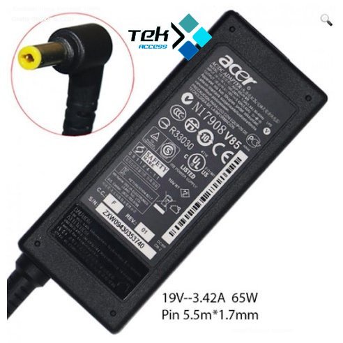 Sạc zin laptop acer V3 V5 Aspire 65w 19V 3.42a ĐẦU TO Acer Travelmate Acer Emachines adapter mới 100%