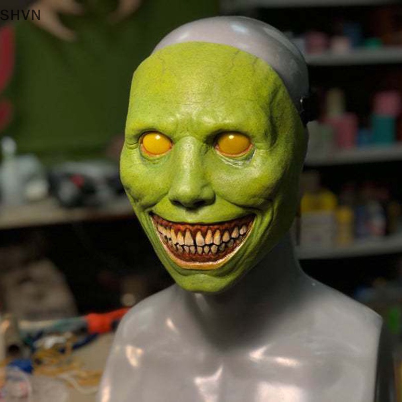 SHVN Mặt nạ Halloween đáng sợ mặt nạ ma quỷ kinh dị mặt nạ đạo cụ cosplay độc ác nóng bỏng