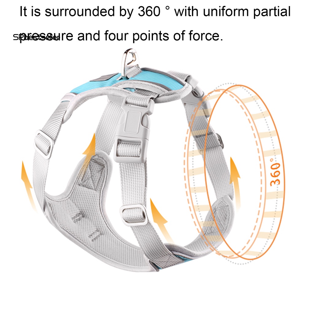 Đai Dắt Thú Cưng Đi Dạo Có Khóa Cài Dễ Điều Chỉnh