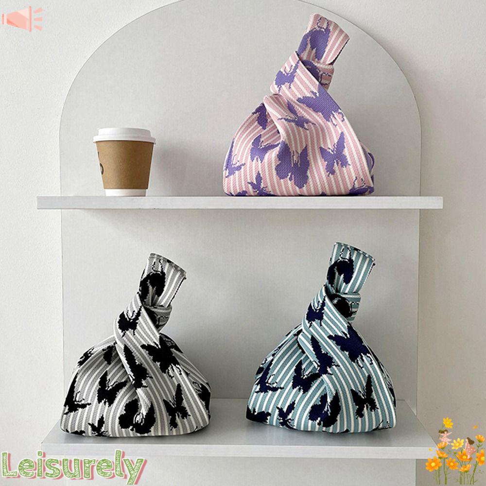 Túi Tote Đan Tay Hình Bướm Có Thể Tái Sử Dụng