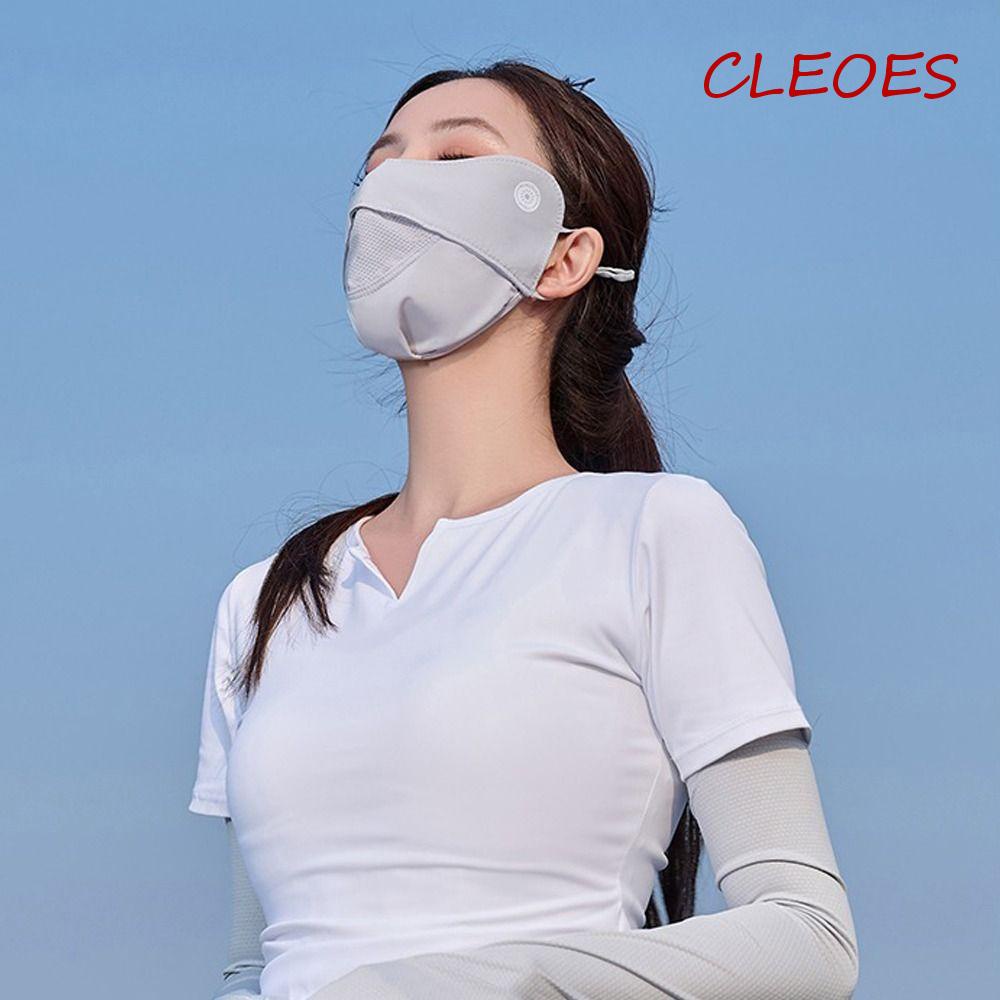 Khẩu Trang CLEOES Chống Nắng Bằng Lưới Lụa Lạnh Thoáng Khí Chống Tia UV Cho Nam