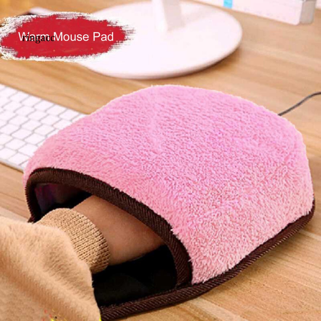 Đệm Lót Chuột Giữ Ấm USB Bằng Silicon Mềm Kích Thước Lớn