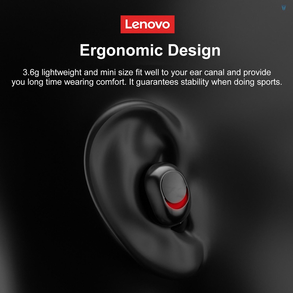 Tai Nghe Nhét Trong Không Dây Mini BT5.0 Điều Khiển Cảm Ứng Kèm Mic Và Hộp Sạc Chất Lượng Cao Cho Lenovo PD1X Ốp