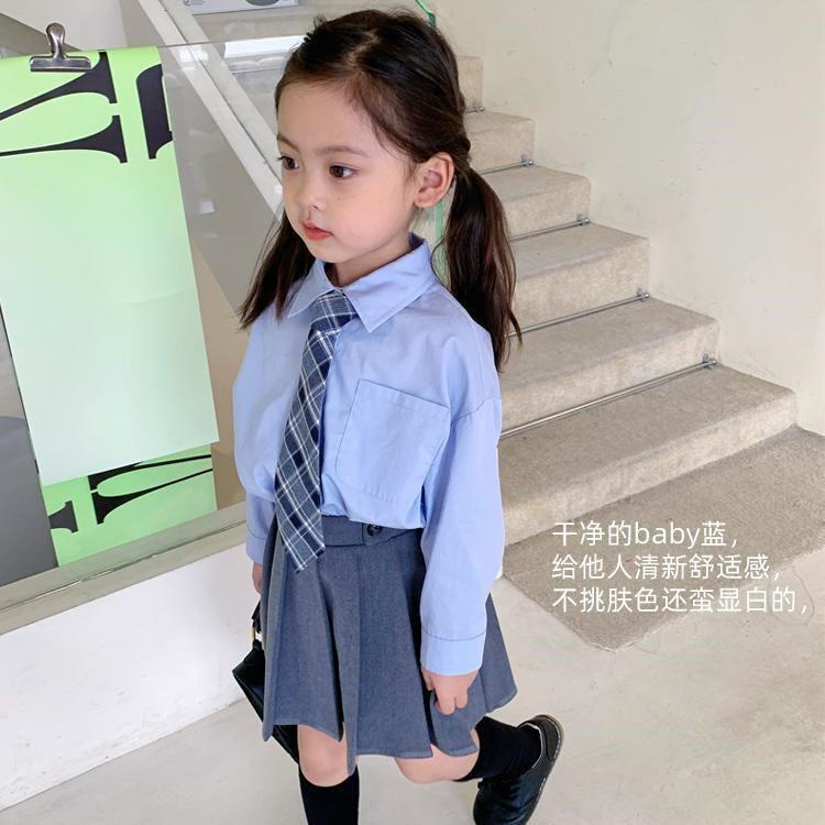 Áo Sơ Mi Trắng Tay Dài Phong Cách Hàn Quốc Thời Trang Xuân Thu 2023 Mới
