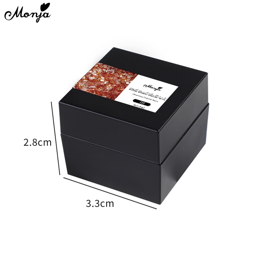 Sơn Móng Tay Monja 5ml Vỏ Sò Ngâm Cát UV LED Chăm Sóc Móng Nghệ Thuật DIY